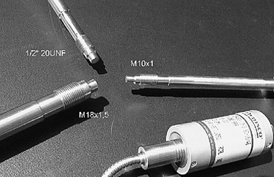 Massedruckaufnehmer <br> mit Montagegewinde M10 x 1