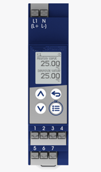 Elektronischer Thermostat mit Dot-Matrix-LCD-Anzeige