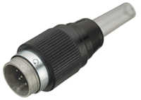 Kabelstecker 3/5polig mit Bajonettverschluss