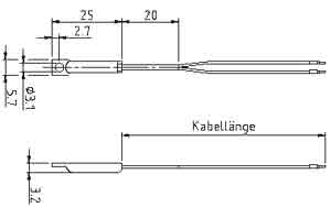 Anlege-Widerstandsthermometer