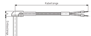 Winkel-Einsteck-Widerstandsthermometer